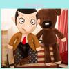 Regalo di Natale per Bambini 11,8/15,7/19,7/31,5 pollici Orsacchiotto Mr Bean Peluche Giocattolo Bambola