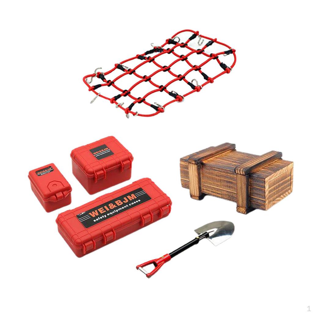 1/10 Car Crawler Decoration Accessories Tool Trunk