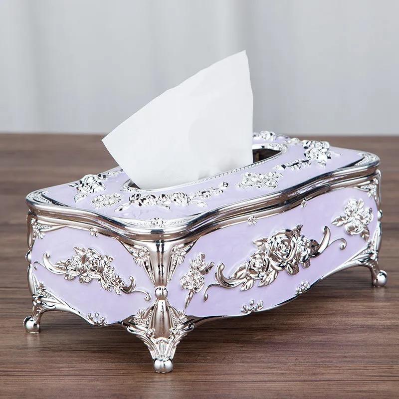 European Style Tissue Box – High-End Napkin Holder for Home or Hotel Use