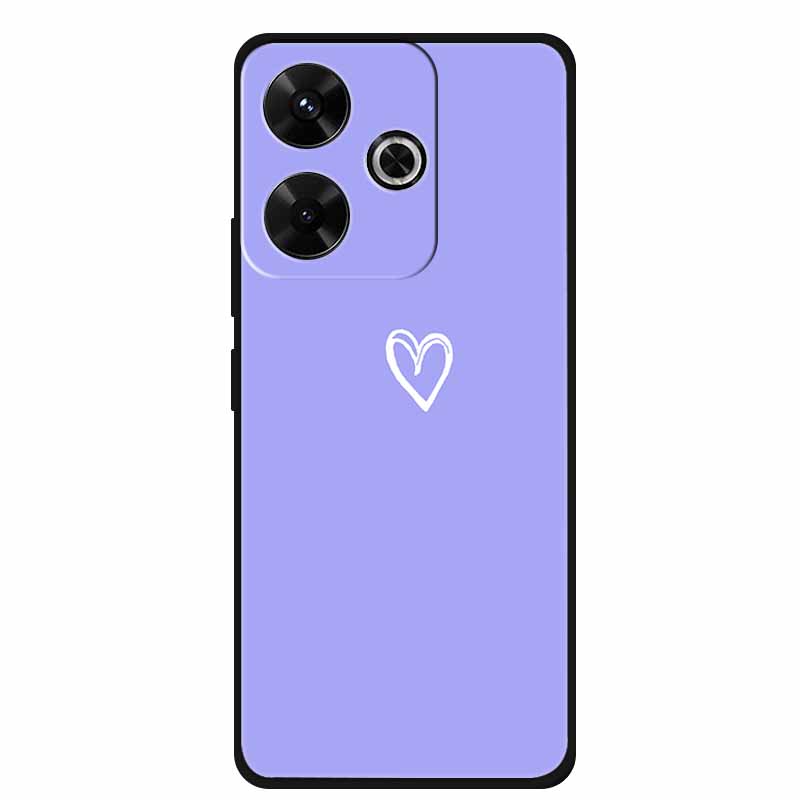 Fashion Cover For Xiaomi Poco M6 Pro Girly Case For Funda Poco M6 Coque Soft Silicone Phone Case Xiaomi Poco M6 Pro Protector
