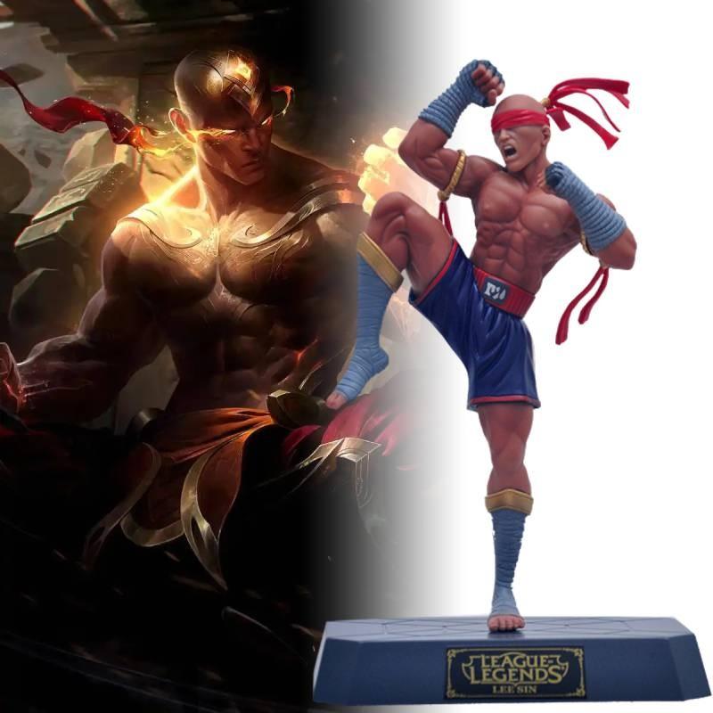 League Legends Of Lee Sin Figurine Game Model Lol Ornament Toy Gift Garnish
