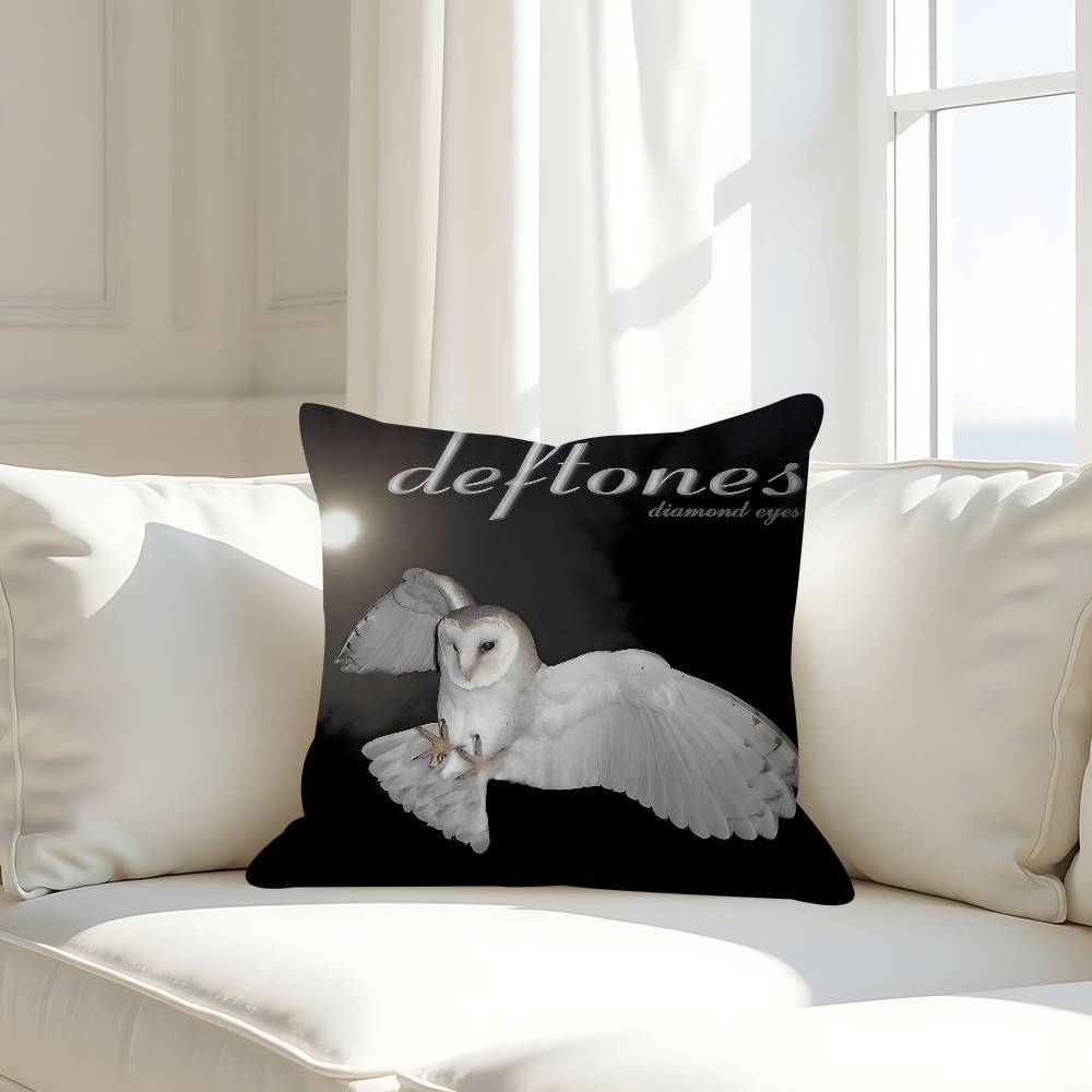 Deftones Music Pillow Cover Sofa Cushion Cover Home Room Decoration Children Gift
