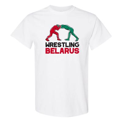 Weißrussland Ringen - Sommerspiele Sportveranstaltung Leichtathletik T-Shirt - Weiß