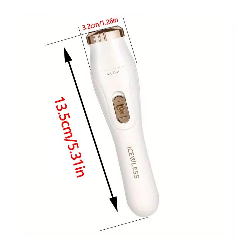 Women Electric Shaver Waterproof Painless Hair Trimmer for Bikini Body Legs Face Underarms Hair Removal Cordless