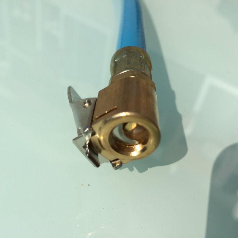 Copper Lock On Clip Inflatable Pump Extension Tube Tire Inflator Hose Tyre Hose Air Compressor Pipe