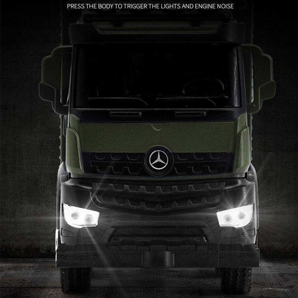 1/24 NOMADISM NAVIGATOR Benz 8X8 Alloy Die Cast Toy Car Model Sound and Light Children's Toy Collectibles Birthday Gift