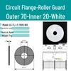 Double Row Nylon Support Wheel for Conveyor Systems