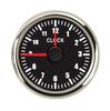2"/52mm Clock Gauge 12 Hours Format Clock Meter Red Backlight For Car Boat Yacht