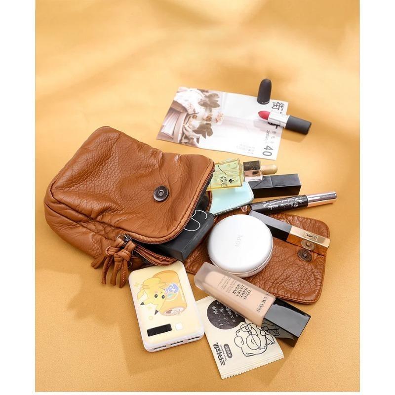 Fashion mini women's designer small shoulder messenger bag wallet lady phone bag female flip phone bag