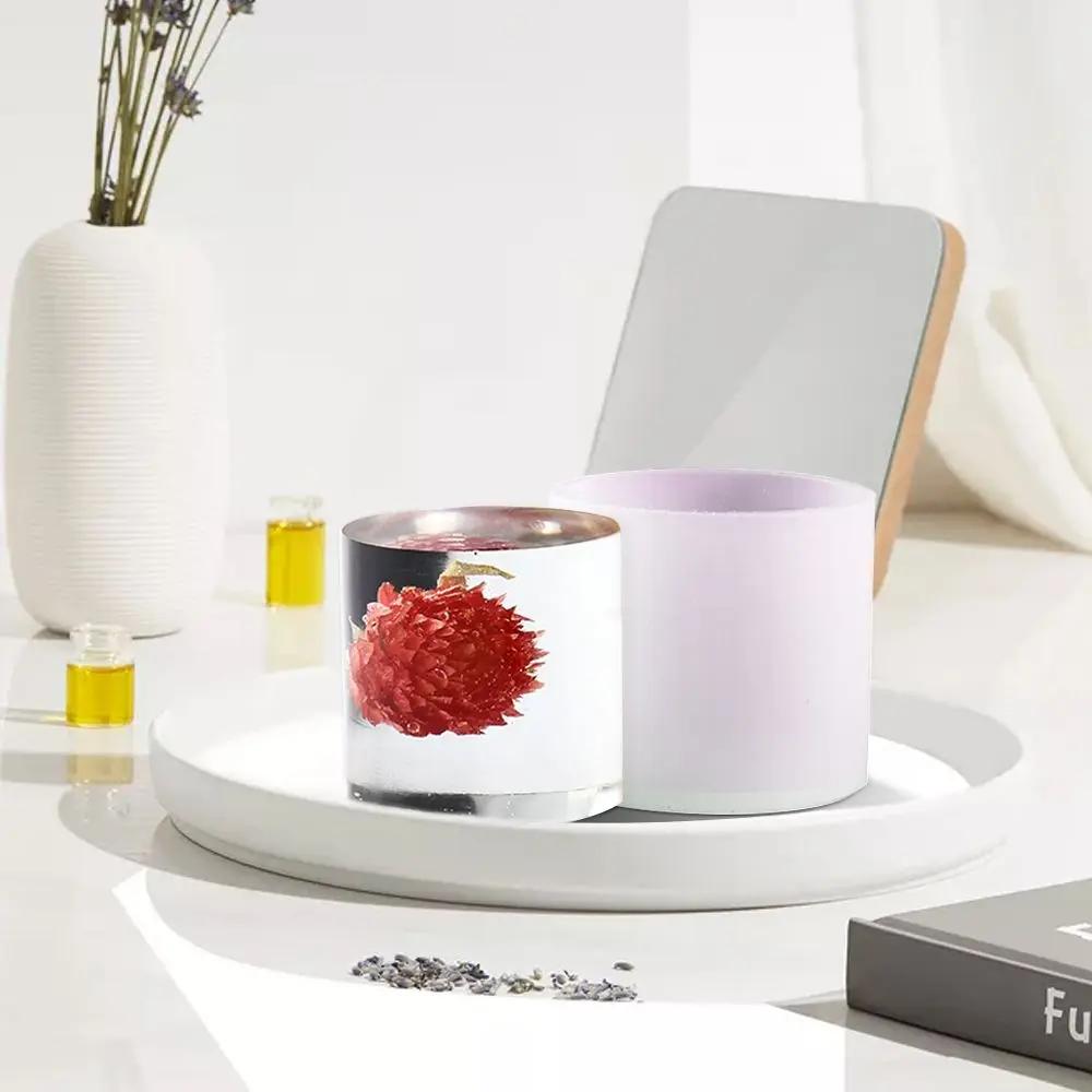 DIY Jewelry Making Molds Handmade Candle Mould Crystal Glue Resin Mold Silicone Casting Mould Cylinder