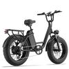 Bicicleta Eléctrica Urlife E26 Pro Motor de 750W Rueda Gruesa de 20" Plegable Bicicleta Eléctrica 7 Velocidades Frenos de Disco Doble 48V 15.6Ah Carga Máxima 120Kg