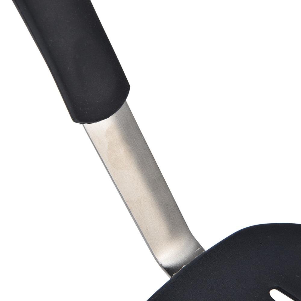 Flexible Pancake Spatula Heat Resistance Wide Round Pancake Turner Slotted Good Grips Silicone Spatula Large Food