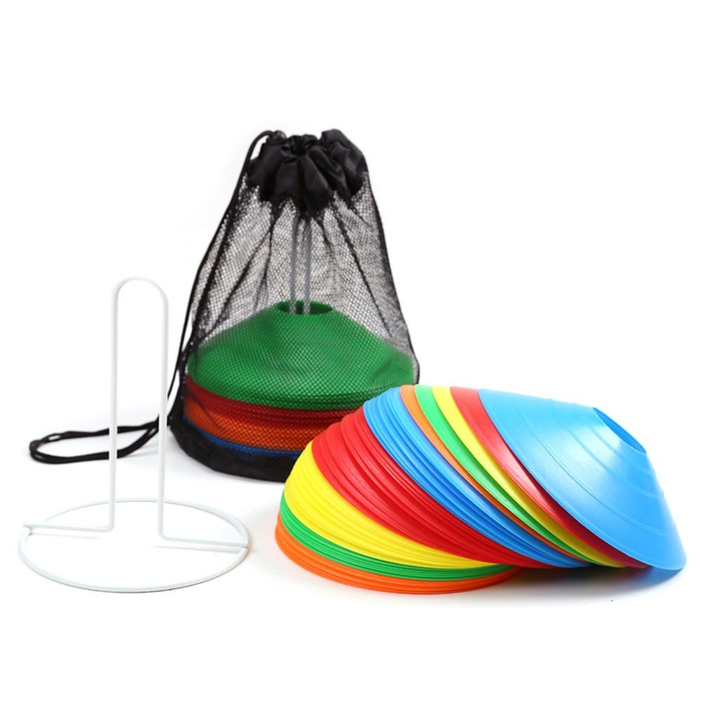 

50PCS with Storage Bags Football Training Logo Disc Sport Training Marker Sports Training