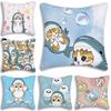 Cute Mofusands Cat Pillow Covers Cartoon Sofa Decorative Home Double-sided Printing Short Plush Cute Cushion Cover