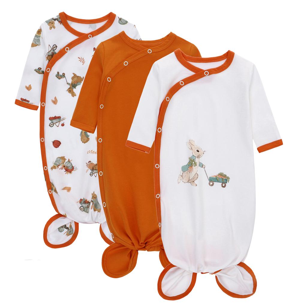 Baby Diagonal Sleeping Bag Six-Piece Set Spring and Autumn Long-Sleeve Fish Tail Sleeping Bag