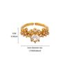 Full diamond ring Fashion temperament Open zircon group setting Luxury diamond ring
