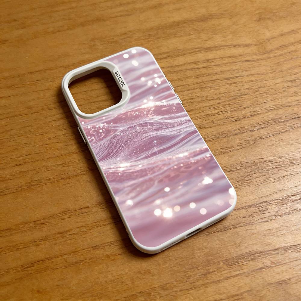 Dreamy Pastel Water Waves Phone Case for iPhone 17 16 Pro Plus X XS Max Air Mini 15 14 Soft Shockproof Cover