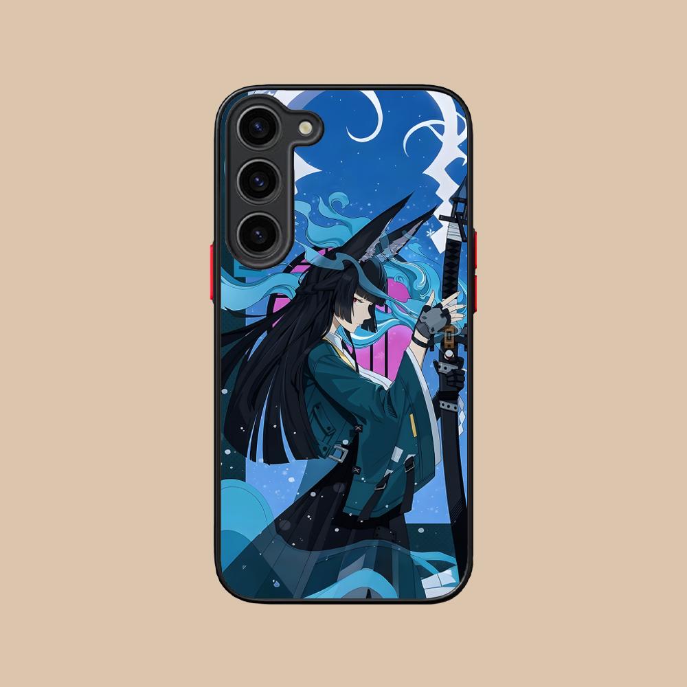 Zenless Zone Zero Hoshimi Miyabi Phone Case for Samsung Galaxy S25 S24 S23 S22 S21 Plus FE Ultra Colorful Silicone Cover Pretty