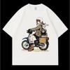 Unisex Fashion English Print T Shirts Soft Comfort Cotton Short Sleeve Casual Tops Summer Daily Wear Loose Oversize Male Tees