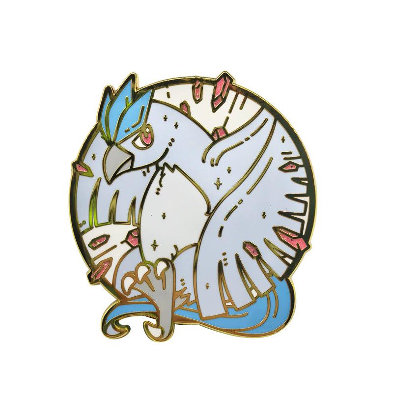 Anime Game Pokemon Hard Enamel Pins Cute Cartoon Gengar Brooches On Clothes Lapel Badges Metal Jewelry Accessories