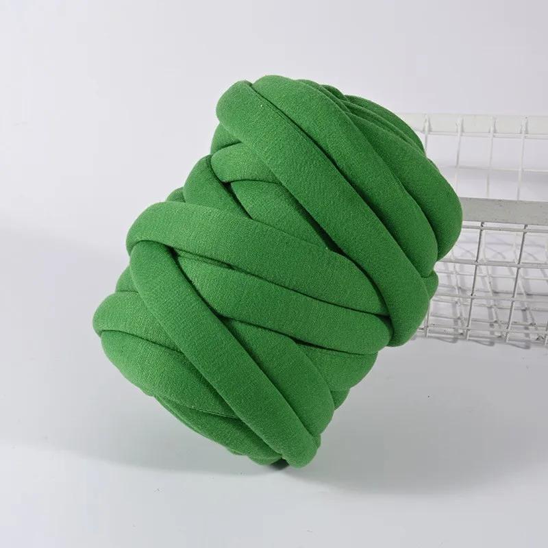 500G isländische ultradicke Wolle entkernte Baumwolle Kristall Samt Handgewebtes Material DIY Weben Handtasche Haustier Nest