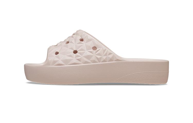 Crocs Classic Platform Slides Pink Women s 209564-6UR 38-39