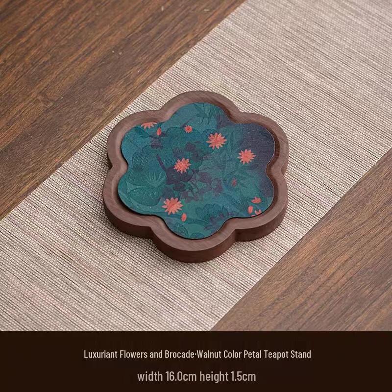 Chinese Walnut Wood Dry Bubble Tea Tray