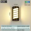 Modern Waterproof LED Wall Lamp with Aluminum Source IP65 Rating for Outdoor Corridor Balcony Villa Garden Wall-Mounted Lighting