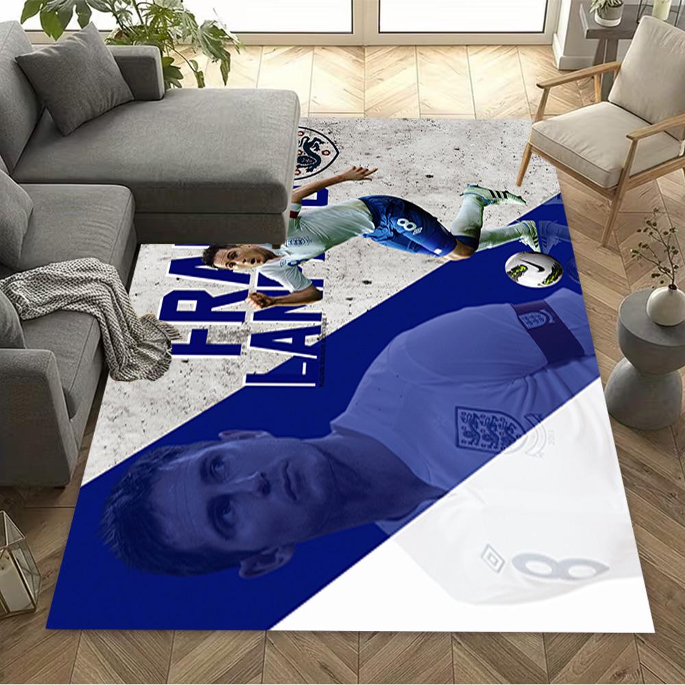 Frank Lampard England Legend Area Rug Perfect for Dormitory Playrooms Game Room Bedrooms Antislip Carpet Office home decor Gift for Festivals
