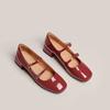 Nové Dámské Boty Retro Baletní boty na silném podpatku pro ženy Střední Podpatek Mary Jane Single Boty Zapatos De Mujer