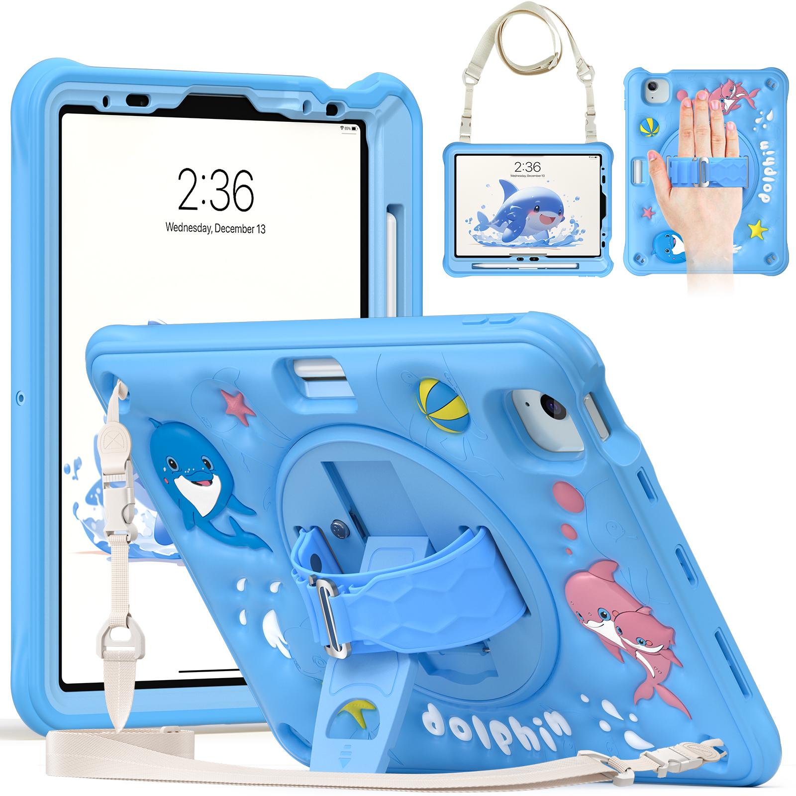 

Heavy Duty Case Universal for IPad Air 11 2025 M3 2024 M2 Pro11 2018-2022 Air 4 5 10.9 Rotating Stand Kids Cartoon Hybrid Cover iPad Air 11 2025 M3