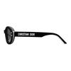 Dior Oval Sunglasses With Front Star Decoration Women Sunglasses Black DPFCB4FQR_10A1