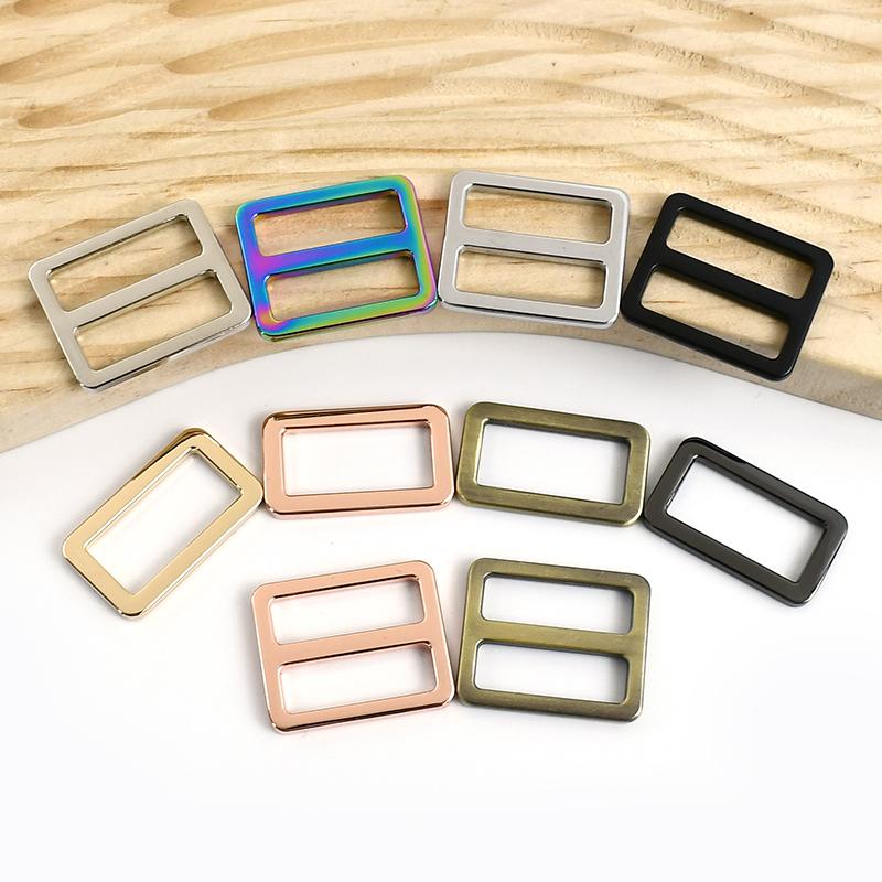 Meetee 20 stuks 20-50mm 16 kleuren metalen gesp webbing verstelgespen tasriem schuifring sluiting DIY leer hardware accessoires