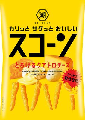 Koikeya Scone Melting Quattro Cheese 78g X 12 Bags