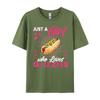 Just A Girl That Loves Glizzies Funny Big Glizzy Gobbler White Graphic Tee Funny Gifts Gift