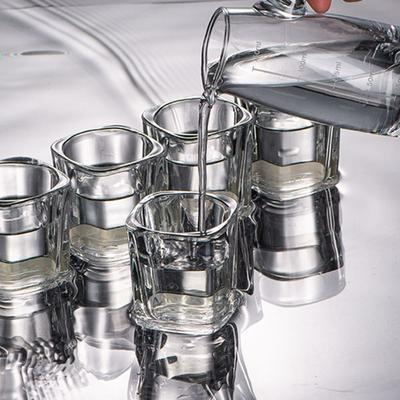 Schnapsglas Set Weißweinglas Becherhalter Trinkgeschirr Set Spirituosenglas Bar KTV Weinglas