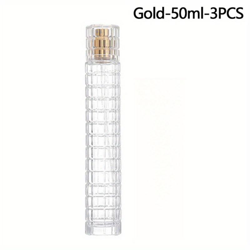 30/50ml Perfume Empty Bottle Portable Large Capacity Container Fine Pressing Glass Empty Bottle To Fill Spray Refillable Bottle light green