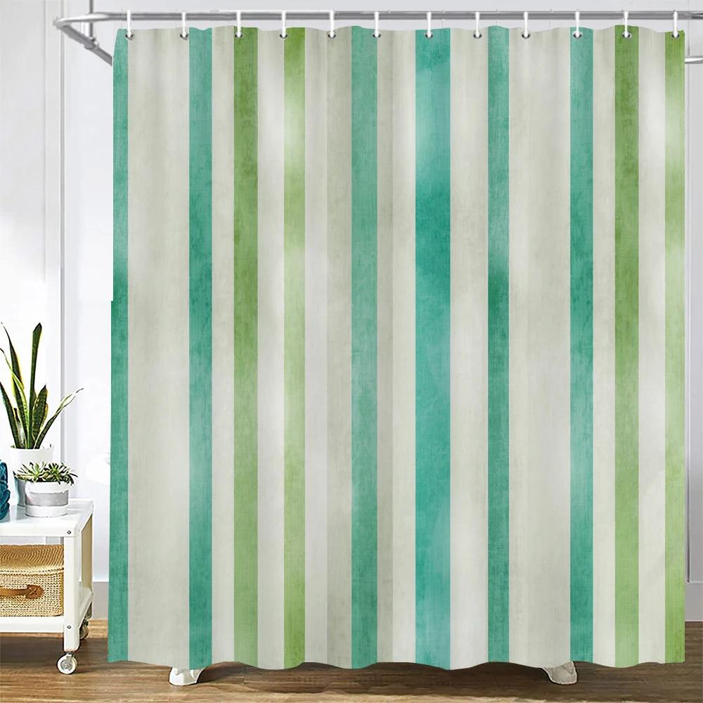 

Modern Simplicity 3d Bathroom Curtains Art Geometry Shower Curtain With Hooks Home Decoration Washable Fabric Bath Screen W90xH180cm