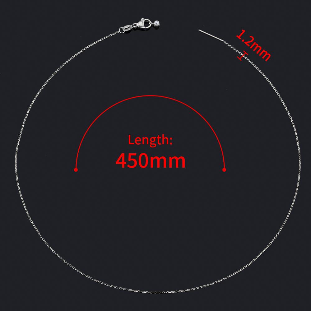

1pc Stainless Steel Semi-finished Link Chain Lobster Clasp Adjustable Stick with Silicon Bead Necklace Parts Jewelry Making 1pc