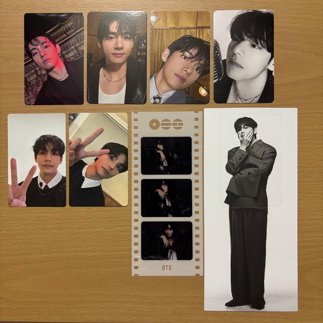 [USED] BTS Arirang Taehyung V Pre-order Bonus 4 Versions Photocard