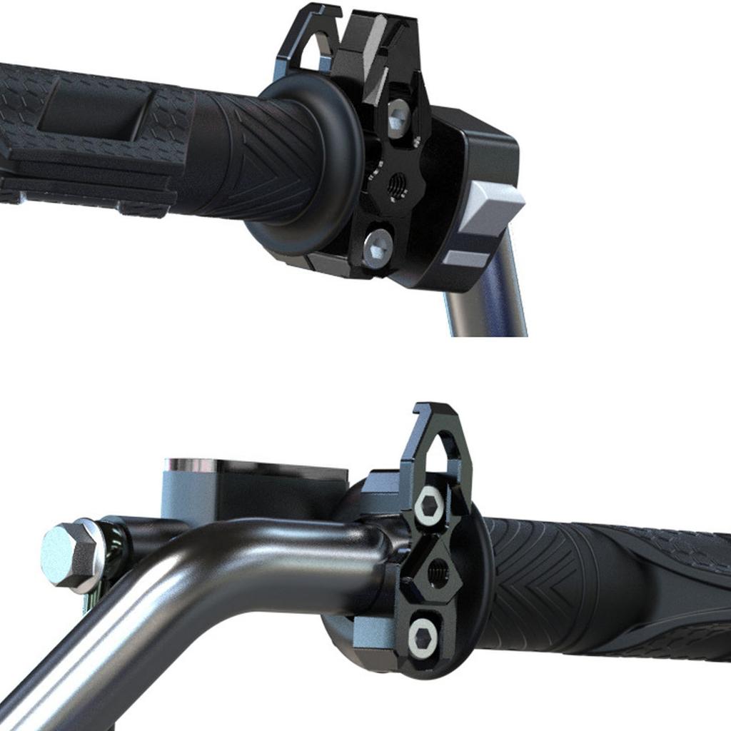 22mm Manubrio Moto Supporto Lega di Alluminio T6063 Fresco Forte Capacità di Carico Manubrio Universale