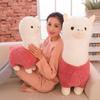 Plush Toy Alpaca Doll Stuffed Toy Lamb Doll Sleeping Pillow Children's  Holiday Gifts