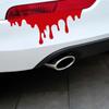 Halloween Red Blood Car Headlight Sticker PET Dripping Blood Vinyl Decal  Window Trunk Bumper