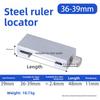 Stainless Steel Ruler Positioning Block 15/20/30/40cm Steel Ruler Scribing Limiter for Woodworking