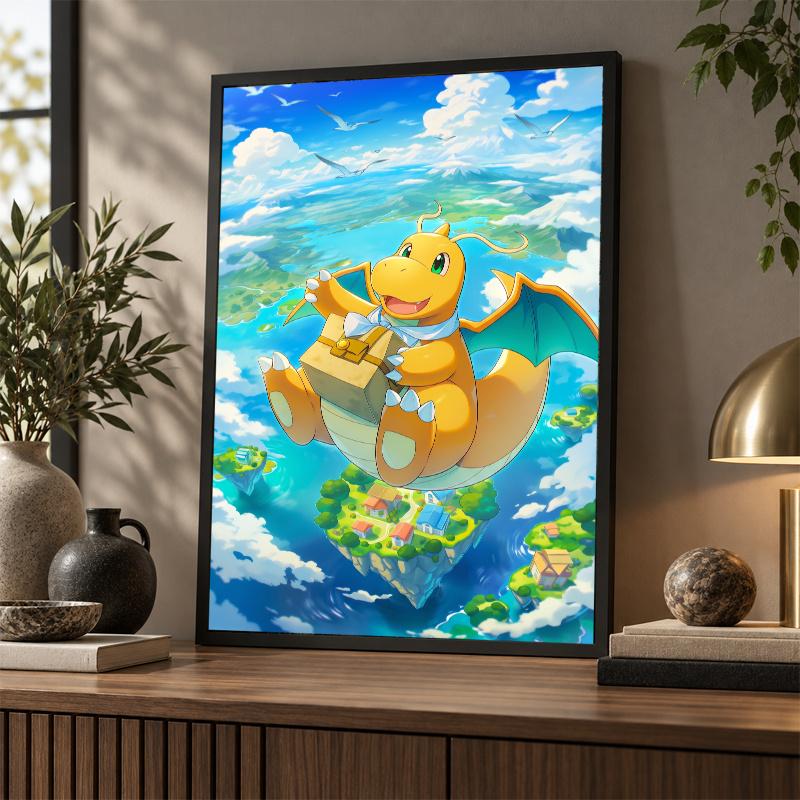 5D Diamond Painting Dragonite DIY Full Drill Diamond Art Kit Home Decoration