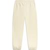 Li Ning Sports Trend Series Solid Color Mid Waist Drawstring Comfortable Breathable Loose Cuff Knit Sports Pants Women bottoms Swan-White AKXT752-1