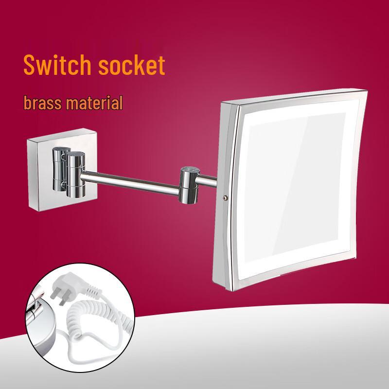 Oeny Square LED Magnifying Makeup Mirror