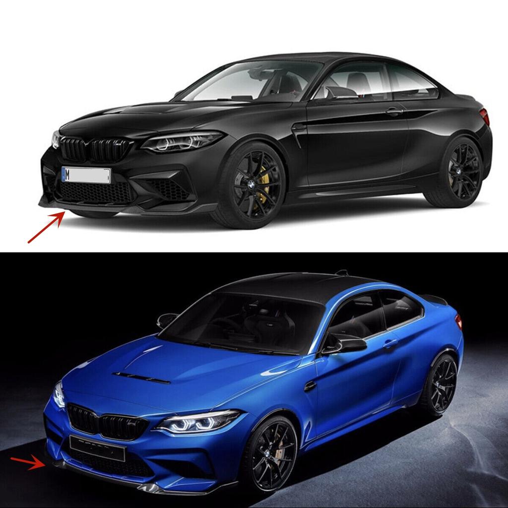 Car Front Bumper Splitter Lip For BMW F87 M2 CS Coupe 2016-2021 Diffuser Spoiler Lip Bumper Guard Protector