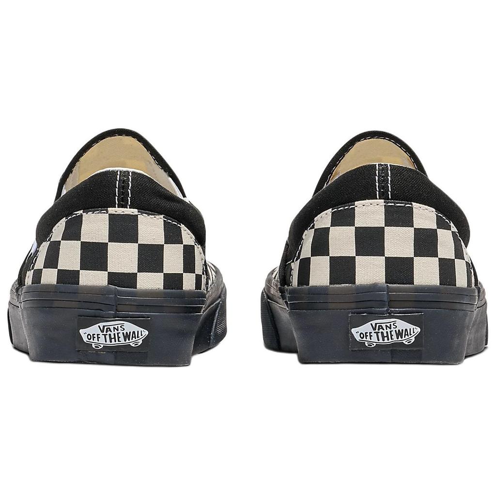 Vans Classic Slip-On Checkerboard Comfortable Versatile Low-Top Skate Shoes Unisex Sneaker Black White VN000D5PYB2