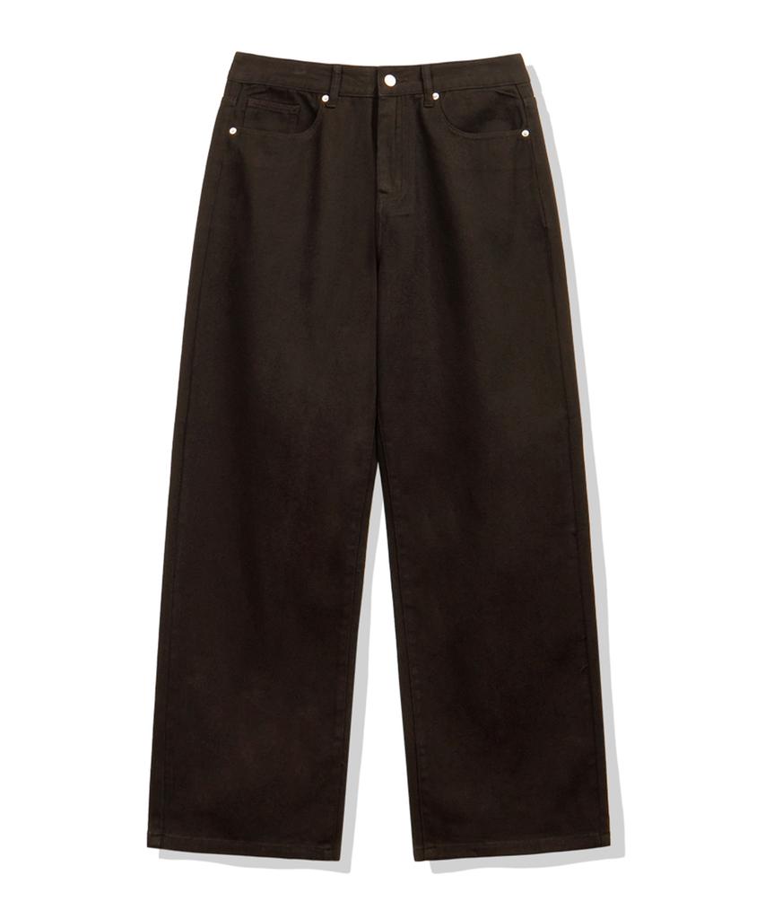 U Life G Basic Washed Cotton Wide Pants 6 Colors [Ulzp_0002] (B Type)